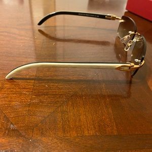 Cartier buffalo horn sunglasses